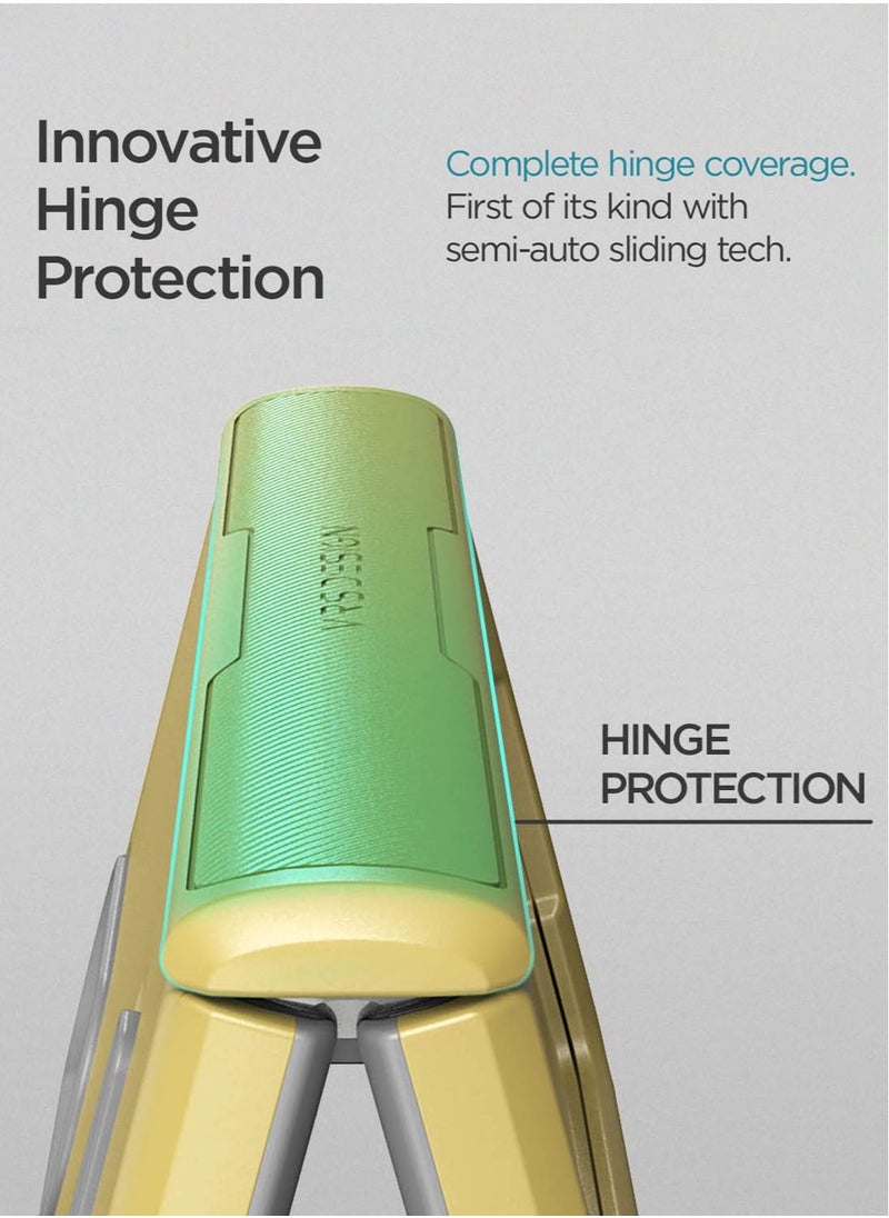 VRS Design Terra Guard Modern Case Cover with Hinge Protection for Samsung Galaxy Z Fold 3 - Lemonade  - Image 2