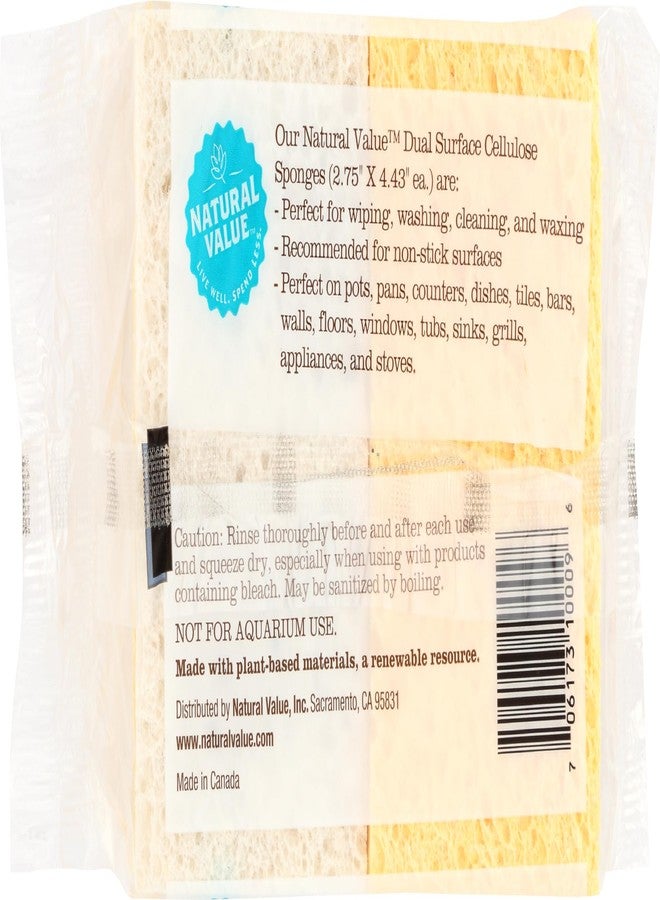 NATURAL VALUE Sponges, 4 CT - Image 2