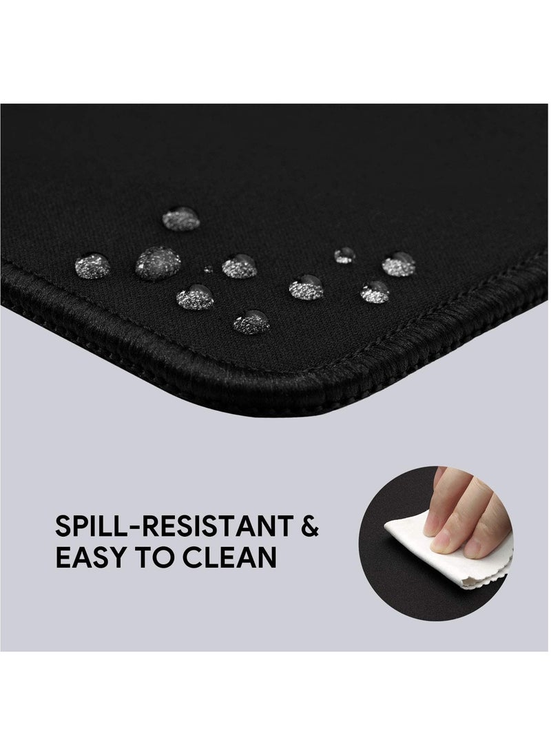 Gaming Mouse Pad Large XL (900 X 400 X 4 MM) Thick Extended Mouse Mat Non-Slip Spill-Resistant Desk Pad with Special-Textured Surface, Anti-Fray Stitched Edges for Keyboard, PC - Black - pzsku/Z4A74CA980DCAAA54F97FZ/45/_/1731319421/73f6c286-1aa2-4b91-a04c-78a6d45744ac