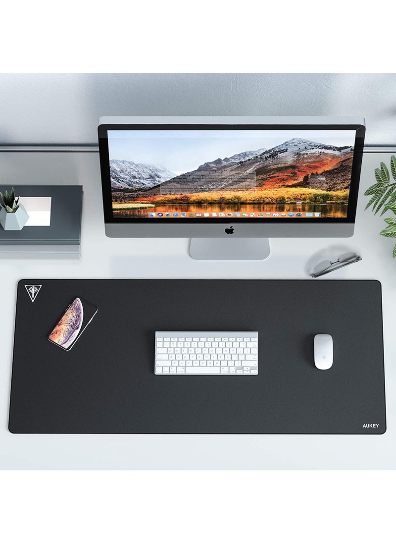 Gaming Mouse Pad Large XL (900 X 400 X 4 MM) Thick Extended Mouse Mat Non-Slip Spill-Resistant Desk Pad with Special-Textured Surface, Anti-Fray Stitched Edges for Keyboard, PC - Black - pzsku/Z4A74CA980DCAAA54F97FZ/45/_/1731319437/52695016-d735-42a4-81cd-52ee4ffeb396