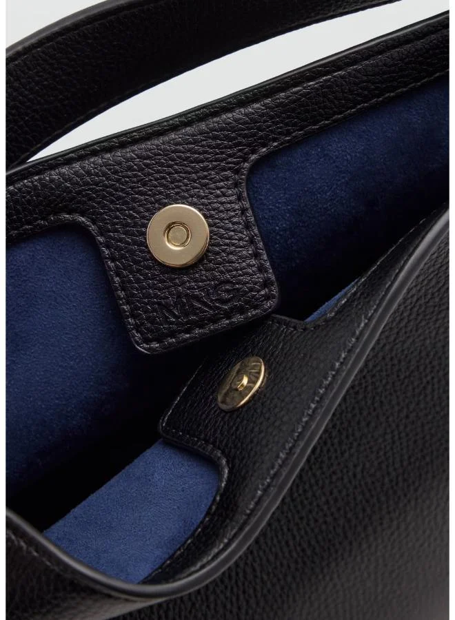 Mango  Faux-Leather Bucket Handbag for Women | Best Price UAE