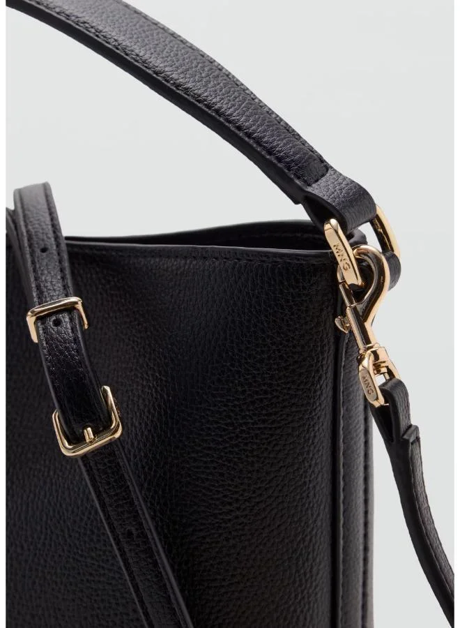 Mango  Faux-Leather Bucket Handbag for Women | Best Price UAE