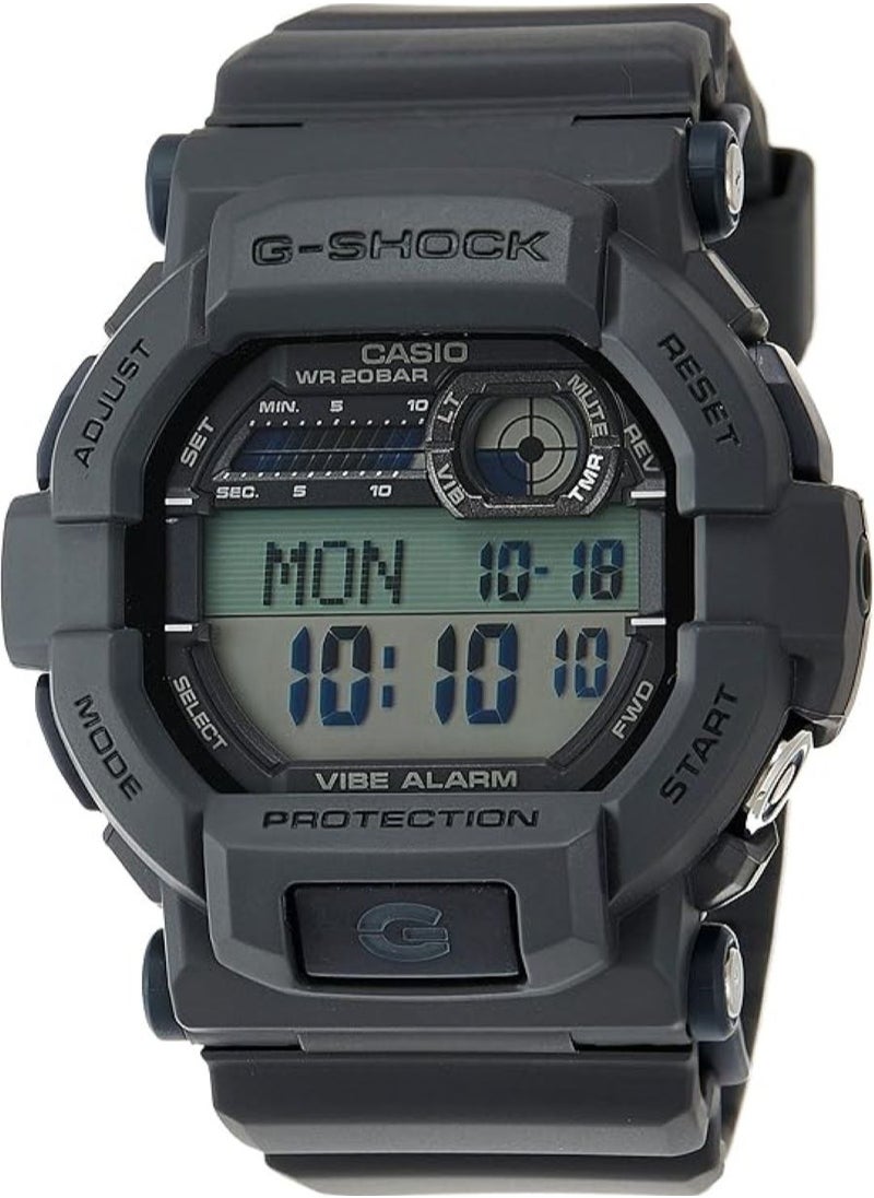 G-SHOCK Digital Grey Resin Strap Men'S Watch GD-350-8D 