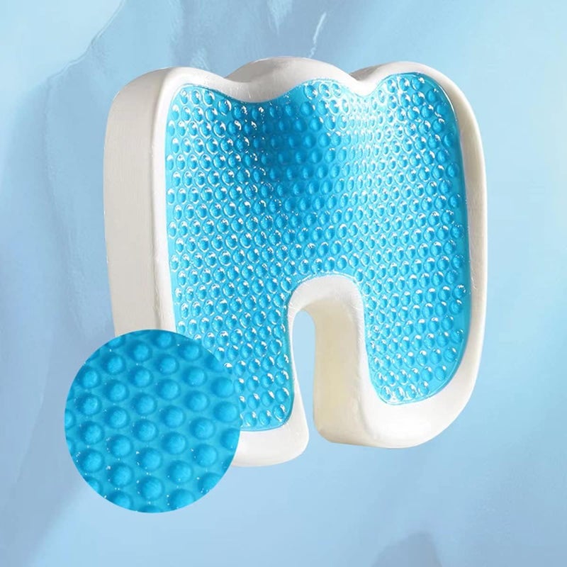 SKY-TOUCH Seat Cushion Pillow - Memory Foam Office Chair Cushion - Seat Cushion For Wheelchair,Gaming Computer And Desk Chair,Car Seat - Image 4