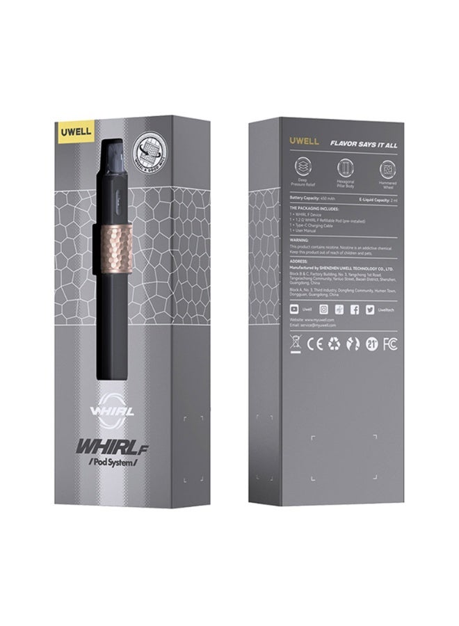 WHIRL F Vape Refill Juice Kit Pod System Black 2mL 450mAh - view 2
