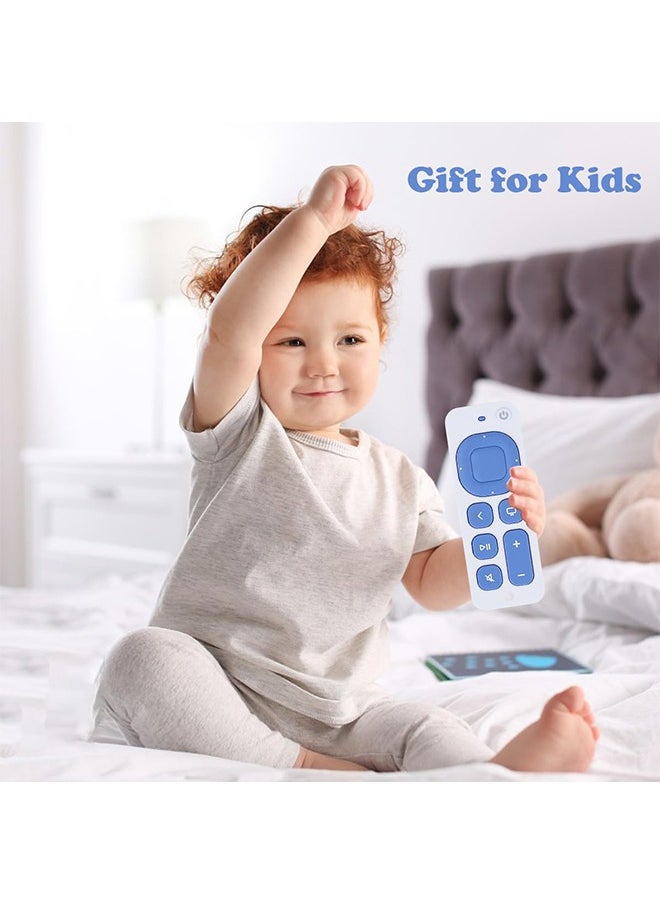 Silicone Baby Teether Toy Chew Toy TV Remote Control Shape, Soft Chew Toy, Teether Sensory Toy for 3 Months+ Toddler