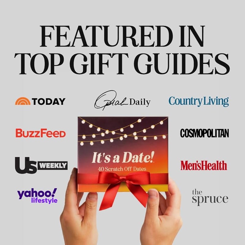 It's a Date! , 40 Fun and Romantic Scratch Off Date Night Ideas for Him, Her, Girlfriend, Boyfriend, Wife, Husband & Couples, Valentine's Gift for Men and Women - Image 5