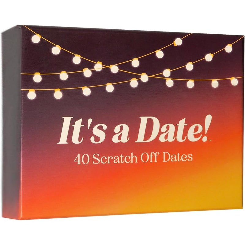 It's a Date! , 40 Fun and Romantic Scratch Off Date Night Ideas for Him, Her, Girlfriend, Boyfriend, Wife, Husband & Couples, Valentine's Gift for Men and Women - Image 1