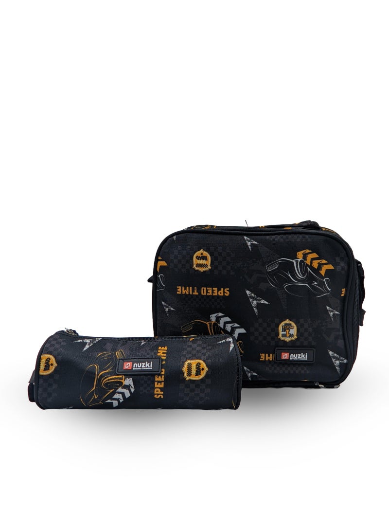 نوزكي حقيبة مدرسية للأطفال مكونة من 3 قطع/مجموعة - مثالية لحقيبة ظهر الطلاب، وحقيبة المدرسة، وحقيبة الأقلام، وصندوق الغداء . 15.5 بوصة - Image 3