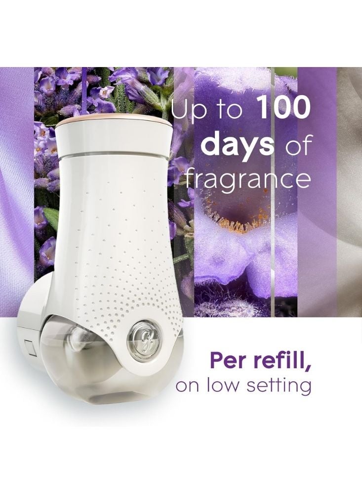 جليد زيت معطر كهربائي جليد برائحة اللافندر - معطر جو كهربائي مريح بزيوت عطرية - Image 2