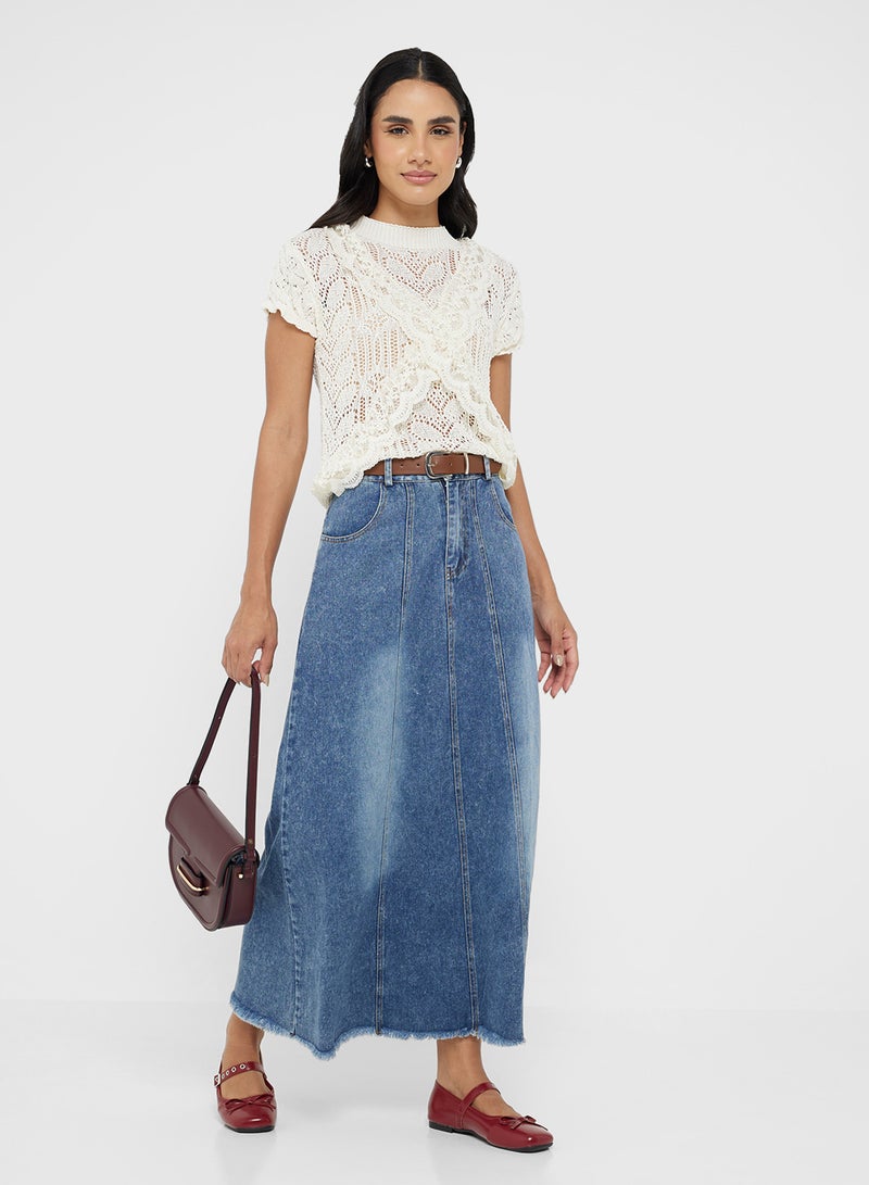 جينجر تنورة   من الدنيم - Image 2