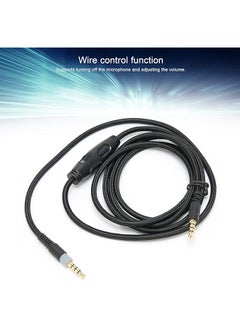 erorex 3.5Mm Male To Male Audio Cord Ofc Copper Wire Volume Control Compatible For Hyper  - Image 5