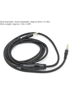 erorex 3.5Mm Male To Male Audio Cord Ofc Copper Wire Volume Control Compatible For Hyper  - Image 2