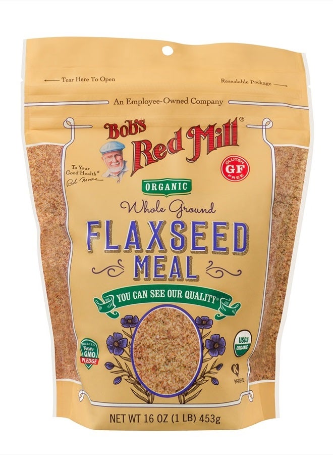 Bobs red mill دقيق بذور الكتان العضوي، 16 أونصة (عبوة من 1) - Image 1