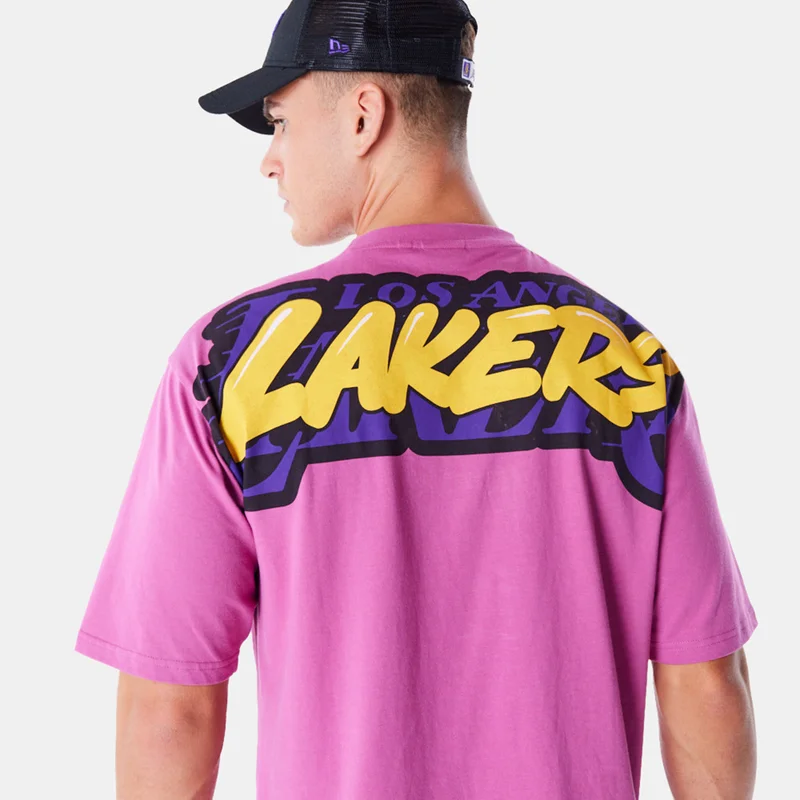 NEW ERA Men's NBA Los Angeles Lakers Wordmark T-Shirt
