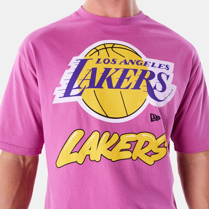 NEW ERA Men's NBA Los Angeles Lakers Wordmark T-Shirt