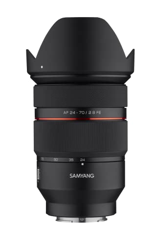 Samyang AF 2470mm F28 Auto Focus Zoom Lens for Sony E FullFrame Standard Zoom Parfocal Design WeatherSealed Quiet STM Motor Custom Switch Ultra MultiCoated 82mm Filter Thread - Image 1