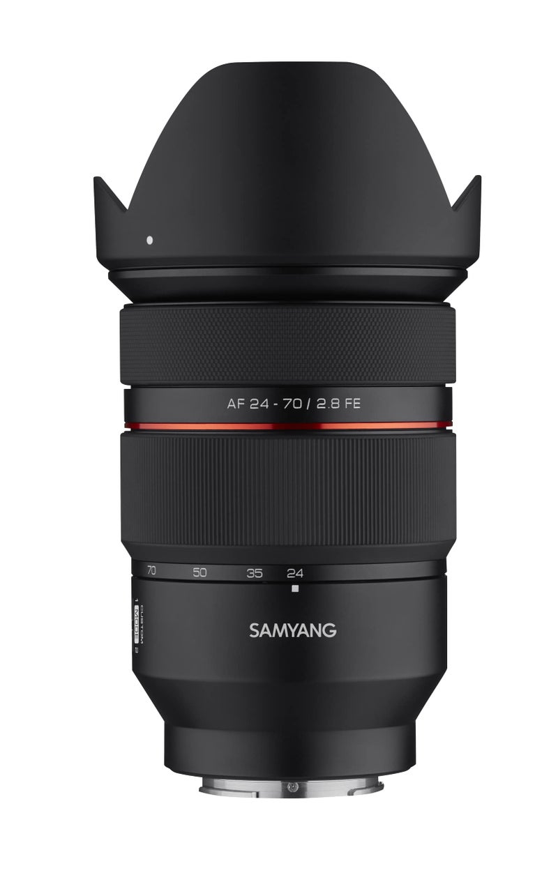 Samyang AF 2470mm F28 Auto Focus Zoom Lens for Sony E FullFrame Standard Zoom Parfocal Design WeatherSealed Quiet STM Motor Custom Switch Ultra MultiCoated 82mm Filter Thread - Image 2