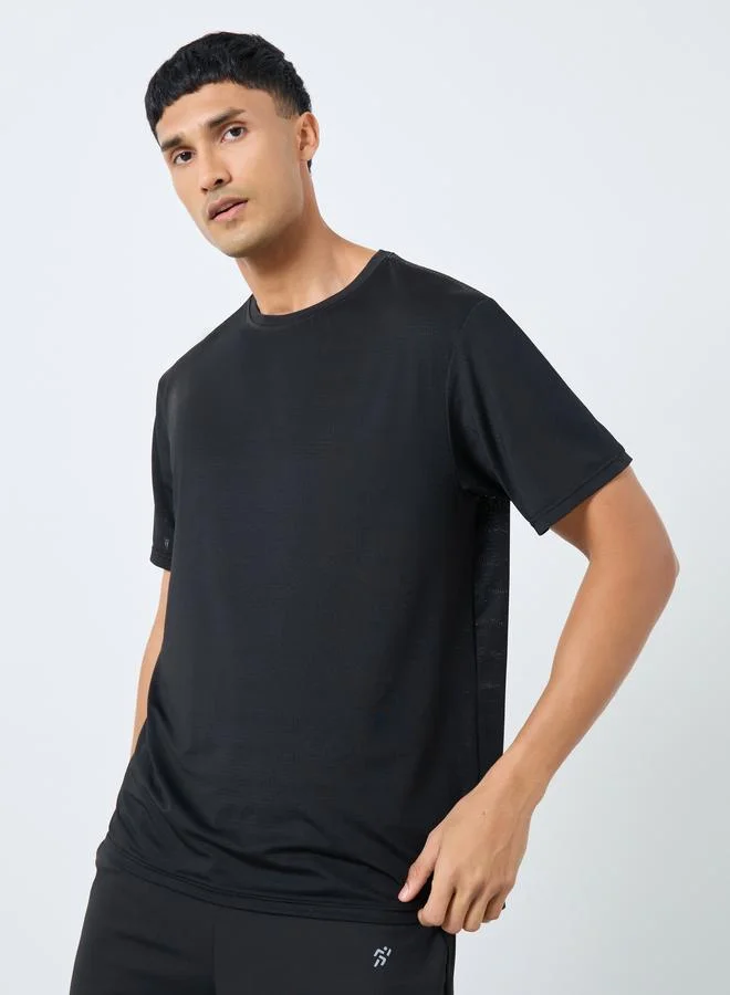 Styli Active Regular Fit Crew Neck Active T-Shirt
