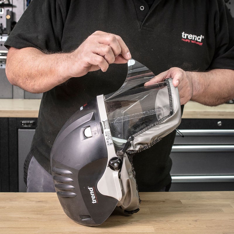 Trend Airshield Pro Clear Replacement Visor Overlays, Pack of 10, Keeps Your Airshield Pro Visor In Top Working Condition, AIR/P/3C - Image 3
