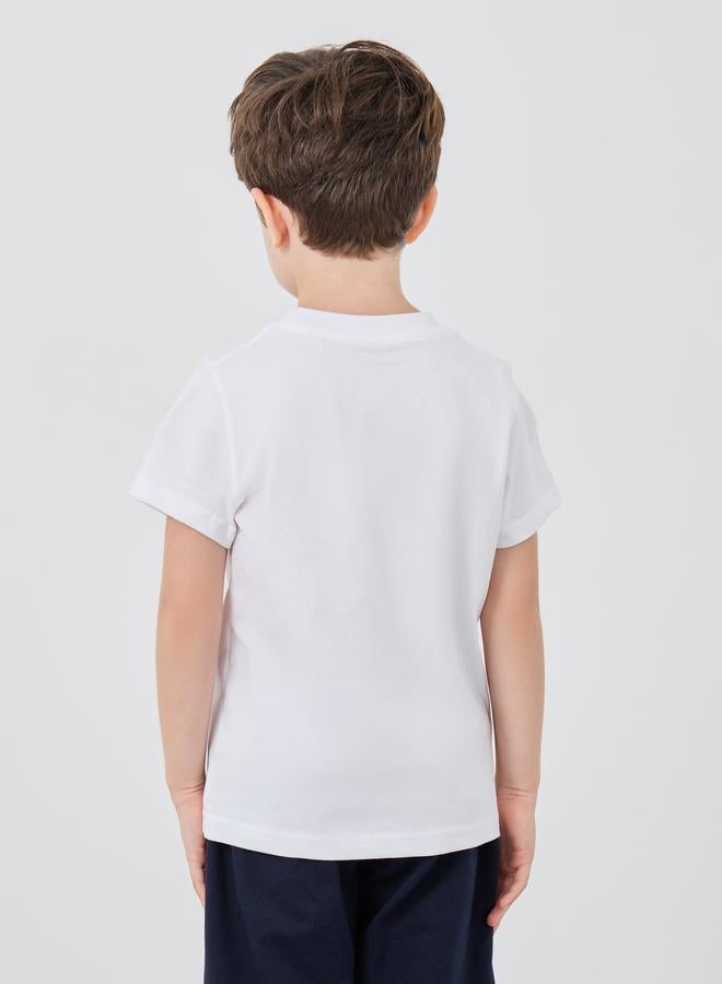 Styli Styli Graphic Print Round Neck T-Shirt  - Image 5
