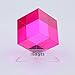 CMY Cubes The M Cube 50mm Magenta Hue Cube Optical Color Cube Diamond Polished Teaches Subtractive Color Mixing Educational Scientific Physics Kinetic Art Desk Object - Image 2