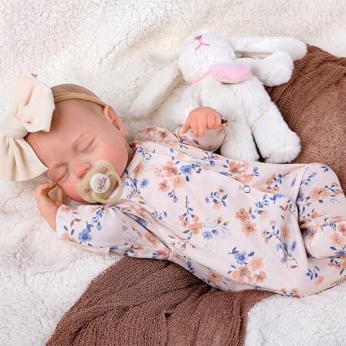 BABESIDE Lifelike Reborn Baby Dolls Dara - 20 Inch Realistic-Newborn Baby Doll Girl Handmade Real Life Toddler Dolls with Clothes and Toy Accessories Gift for Kids Age 3+ - Image 1