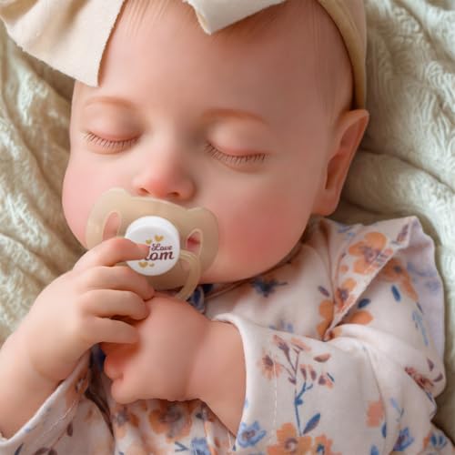 BABESIDE Lifelike Reborn Baby Dolls Dara - 20 Inch Realistic-Newborn Baby Doll Girl Handmade Real Life Toddler Dolls with Clothes and Toy Accessories Gift for Kids Age 3+ - Image 4