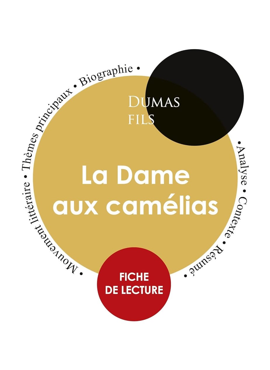 Fiche de lecture La Dame aux camélias (Étude intégrale)  - Image 1