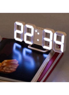 ماركة غير محددة ساعه حائط رقمية من الجدول LED (ابيض )  - Image 2