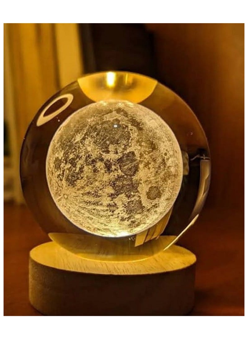Generic - A 3D illuminated glass crystal that operates via a USB connection - Image 1