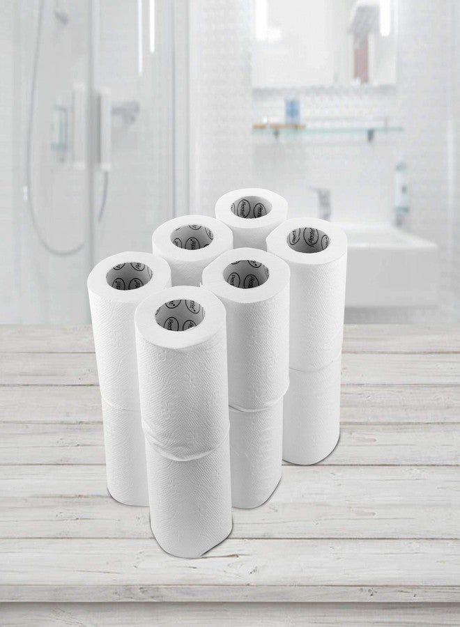 Beeta Mirasa Toilet Roll 12 in 1 Pack -Ultra Soft Tissue Paper-3 Ply White - 100% Natural Virgin Cellulose Fiber - Image 3