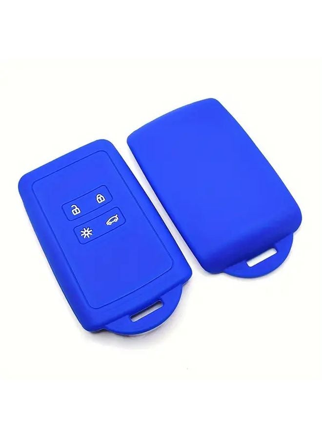 Black And Red Silicone Key Protector Case Cover For Renault Smart 4 Key - Image 3