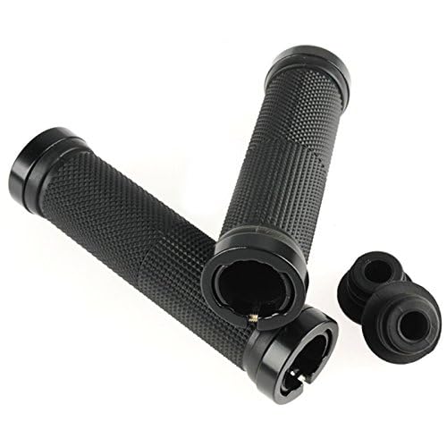 FASTPED® Pair Cycling Lock-on Anti-Slip Bicycle Handlebar Handle Grip for MTB Black Handle Grip for Cycle - Non-Slip and Firm, Handles Grips for Beach Cruiser Razor Scooter BMX MTB - Image 2