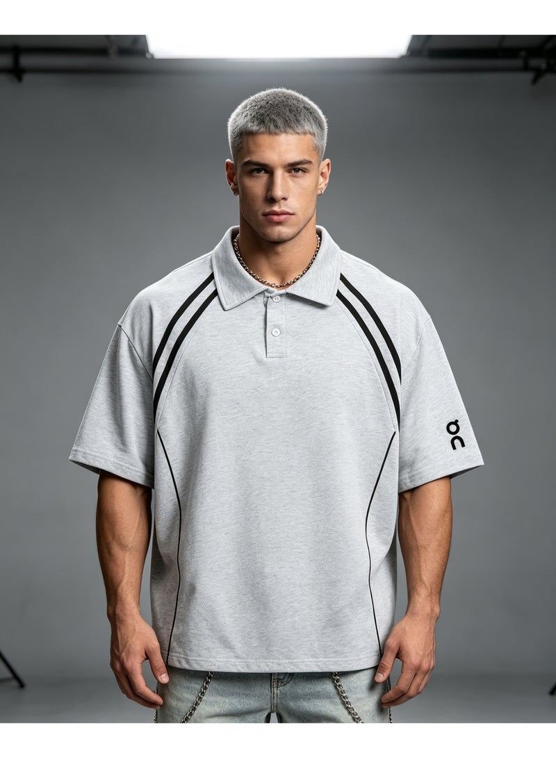 اون راننج On Running Shoulder-inserted parallel bars short-sleeved Polo men's and women's summer beaded cotton sports casual tops - Image 5