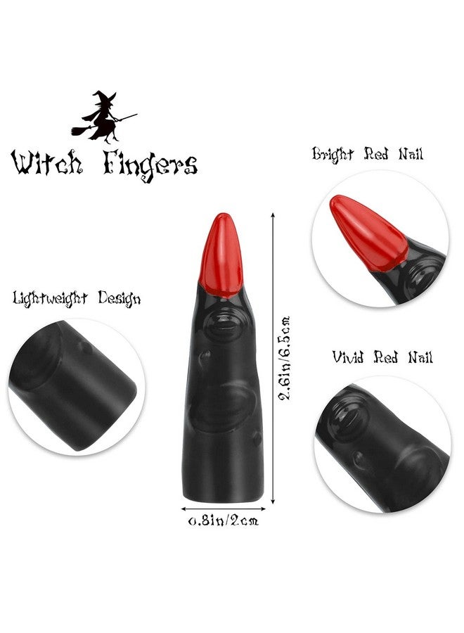 HFATMOS Finger Pointers for Kids Reading, Multicolor Witch Fingers, Finger Nail Covers for Kindergarteners, Young Readers, Cosplay Costume Party, Masquerade Decorations, 24 Pcs - Image 4