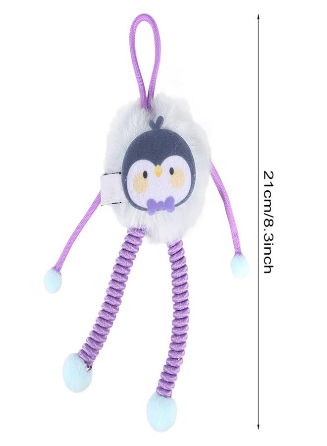 DONGKER Plush Cat Toy,Interactive Cat Toys with Elastic Rope & Bell for Indoor Cats Kittens Play Entertain Themselves Slap Bite - Image 4