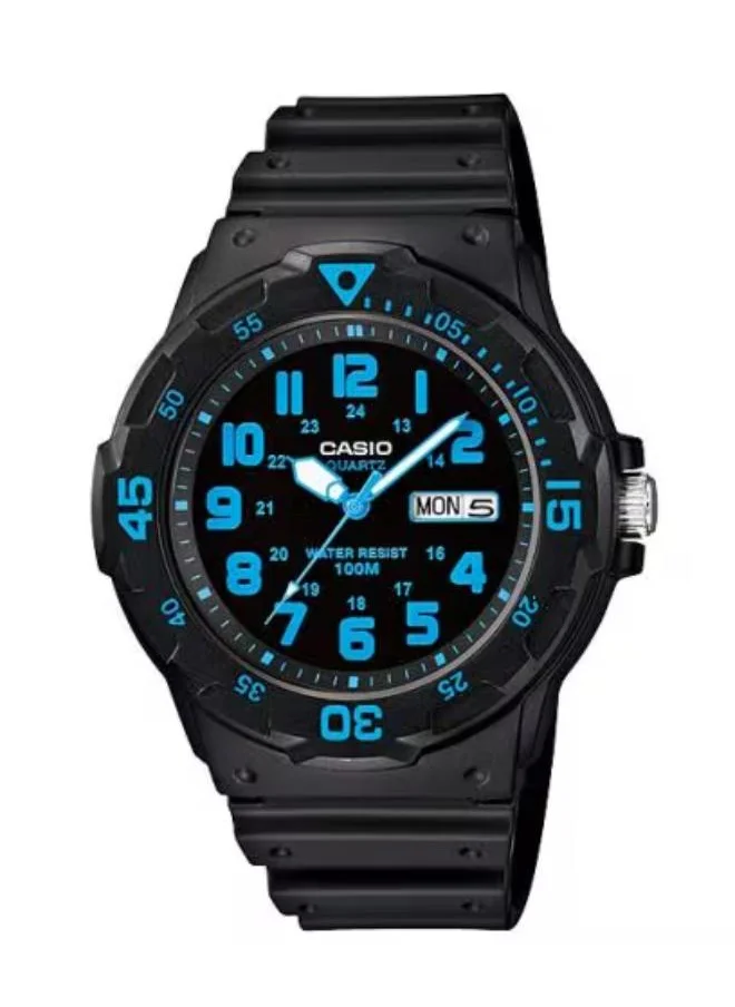 CASIO Men's Analog Display Watch With Black Resin Strap - MRW-200H-2BVDF