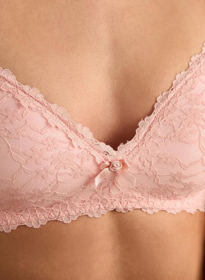 Splash FAV Lace Non-Wired Bra with Adjustable Straps