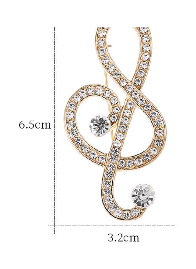NIBEMINENT - Pin Wind Inlaid Rhinestone Brooch - Image 1