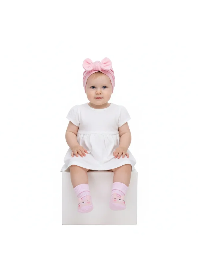 Bambimici Kitten Dream Baby Turban & Socks Set
