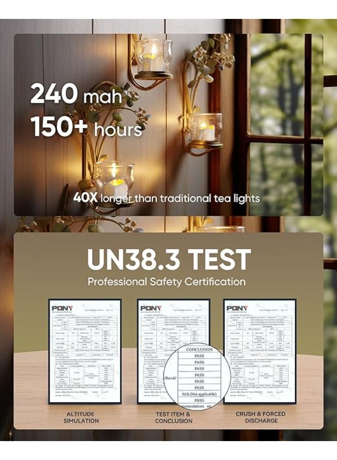 12 pieces - Timer Tea Lights, Flameless - Image 3