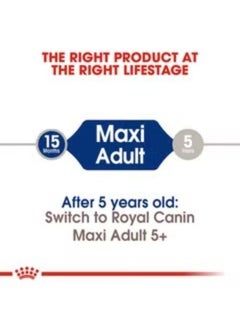 ROYAL CANIN Health Nutrition Maxi Adult Food 4kg  - Image 4