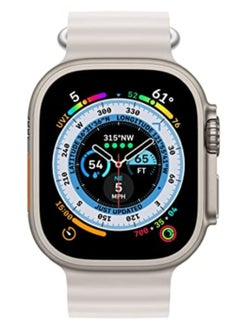 Wearfit Pro HW68 ULTRA MINI Smart Watch Series 8  With A Full Screen Works With The Android And IOS System, Is Responsive, Wireless Charging Supports GPS, Size 1.75 Inch - Silver Color  - Image 4