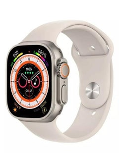Wearfit Pro HW68 ULTRA MINI Smart Watch Series 8  With A Full Screen Works With The Android And IOS System, Is Responsive, Wireless Charging Supports GPS, Size 1.75 Inch - Silver Color  - Image 5