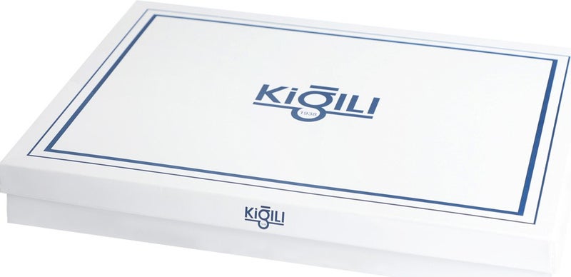 Kiğılı طقم بيجامة قطنية مكون من 2 قطعة بأكمام طويلة مع زر  - Image 2