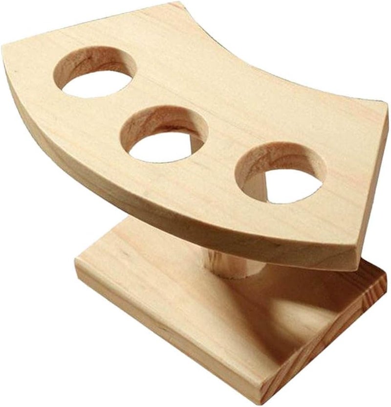 klarako Natural Wooden Food Cone Display Tamaki Stand Cake Desserts Chips for Restaurants, Catered Events, Party Or Buffets, 3 Sizes to Choose  as described, 3 Hole - Image 2