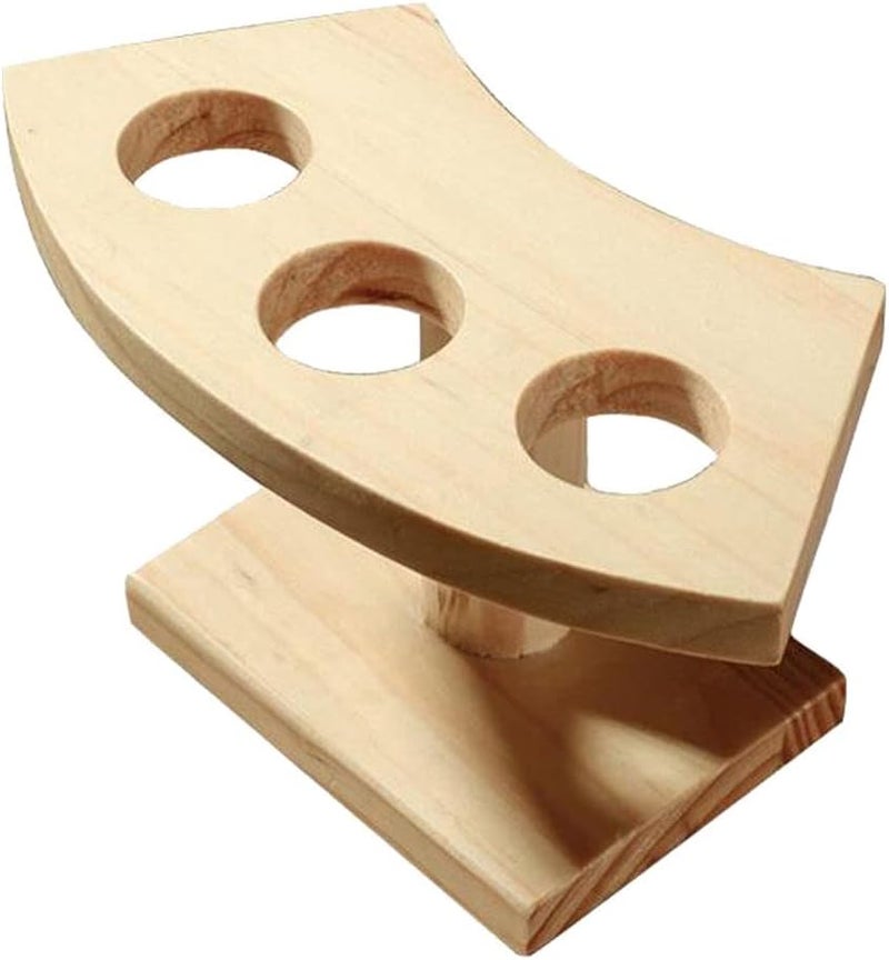 klarako Natural Wooden Food Cone Display Tamaki Stand Cake Desserts Chips for Restaurants, Catered Events, Party Or Buffets, 3 Sizes to Choose  as described, 3 Hole - Image 4