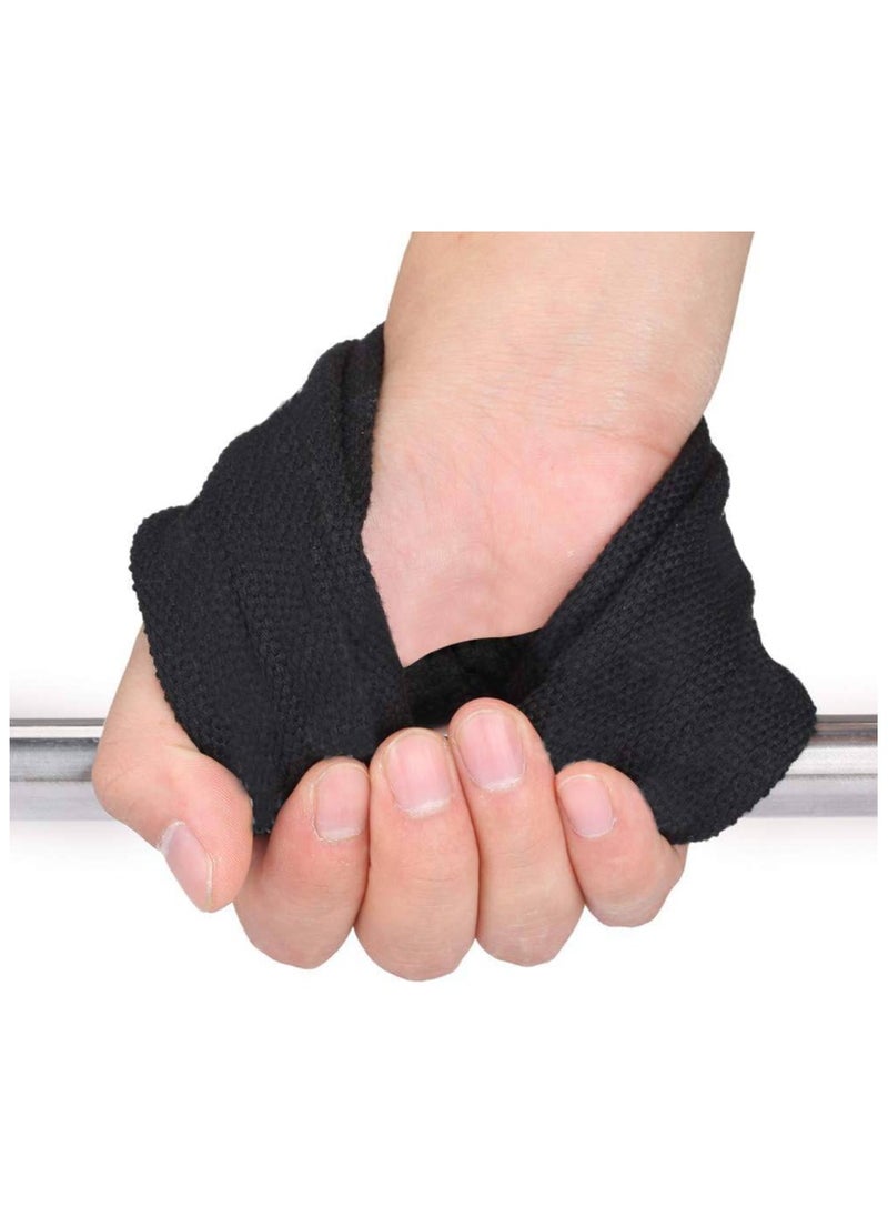 MD - Figure-8 Weightlifting Wrist Straps For Pull Up Bars Powerlifting Gym, 2Pcs - Image 1