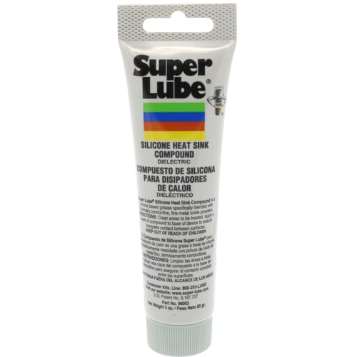 Super Lube سوبر لوبي 98003 سيليكون حراري، 3 أونصة، أبيض - Image 1